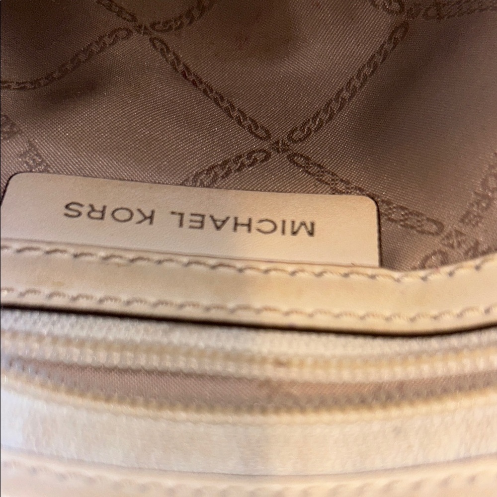 Michael Kors Tan Perforated Logo Bag - Picture 5 of 7